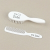 Set Cepillo y peine blanco Mi Bebé