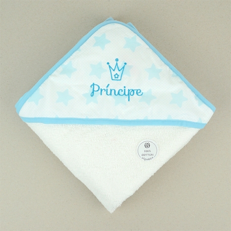 Capa de baño Estrellas azul Príncipe