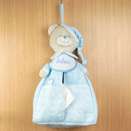 Diaper Keeper  Blue Personalized 