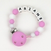 Silicone Chain Personalized Pink
