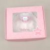 Box Baby Bib Pink Personalized