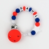 Silicone Chain Personalized Red