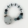 Silicone Chain Personalized Gray