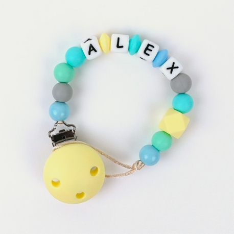 Silicone Chain Personalized Lila