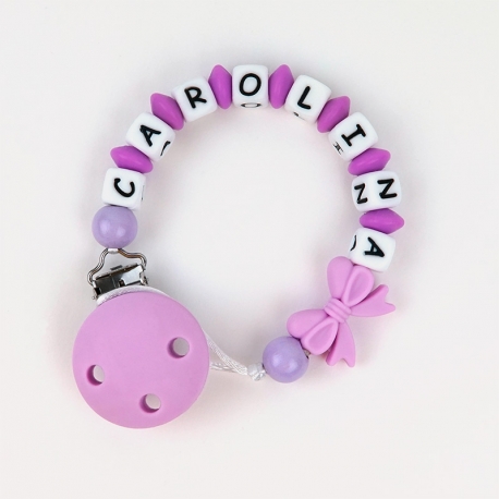 Silicone Chain Personalized Lila