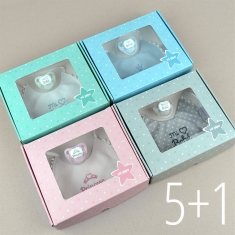 PROMO Cajita Baby Babero no personalizada, compra 5 y te regalamos 1