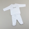 Babidu set 2 Piezas Blanco Personalizado 0m
