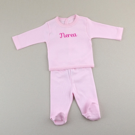 Babidu set 2 Piezas Rosa Personalizado 0m