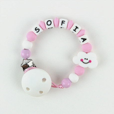 Silicone Chain Personalized Beige