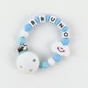 Silicone Chain Personalized Turquoise