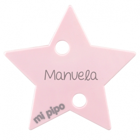 Clip-Clamp  Star Pink Personalized 