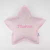 Star Pillow Pink Handmade Personalized