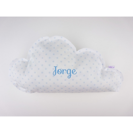 Cojín Nube Azul Handmade Personalizado