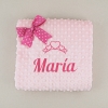 Manta Clásica Rosa Personalizada