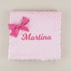 Manta Clásica Rosa Personalizada