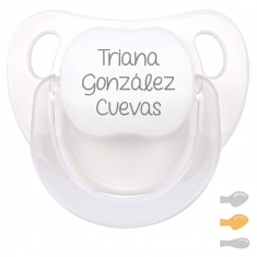 Baby Customizable Pacifier White