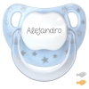 Chupete Baby Chic Azul Personalizado
