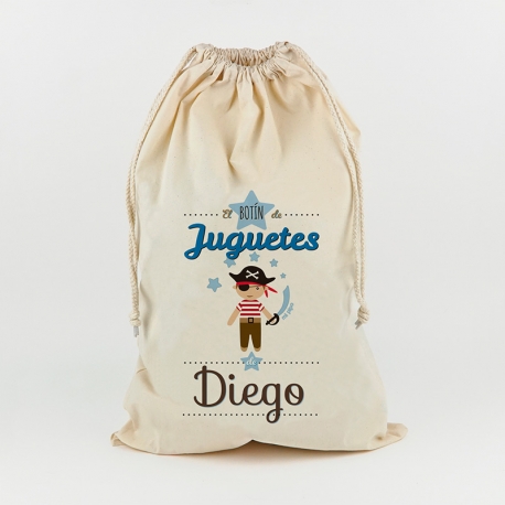 Saco Navideño para Regalos Reno Rudolph personalizado