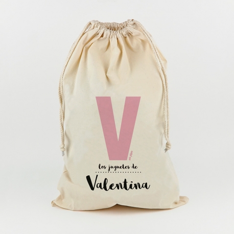 Saco Navideño para Regalos Reno Rudolph personalizado