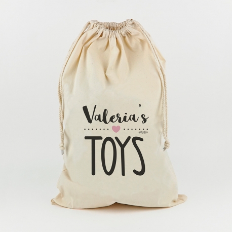 Saco Navideño para Regalos Reno Rudolph personalizado