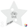 Broche Pinza Personalizado Nombre + Bicicleta