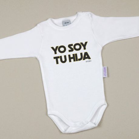 Babidu Body Divertido Yo soy tu Hija Negro