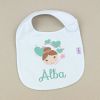 Bib Piqué Birth Pink Personalized