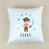 Personalized square Pirate cushion