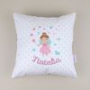 Personalized square Fairy cushion