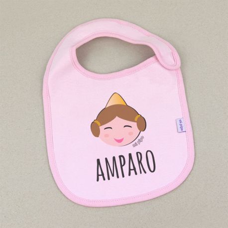 Bib Personalized Name + Hearts  +3M