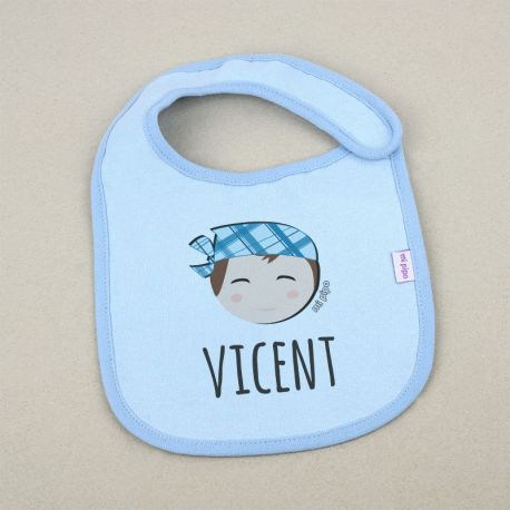 Bib Personalized Name + Hearts  +3M