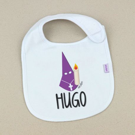 Bib Personalized Name + Hearts  +3M