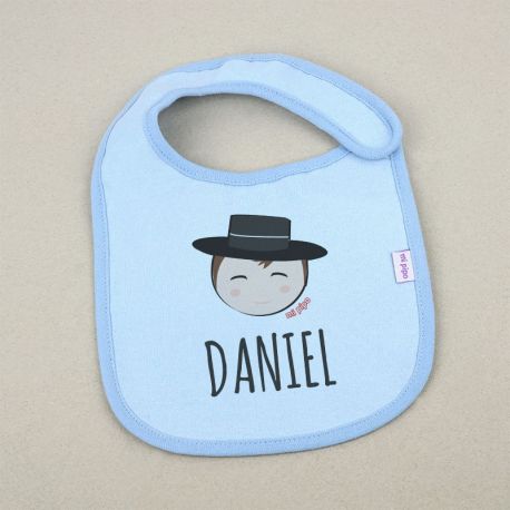 Bib Personalized Name + Hearts  +3M