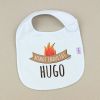 Bib Personalized Name + Hearts  +3M