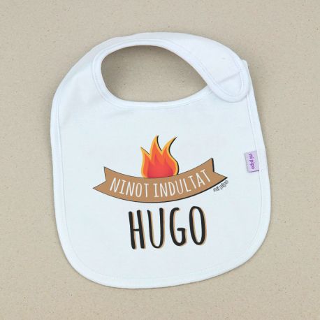 Bib Personalized Name + Hearts  +3M