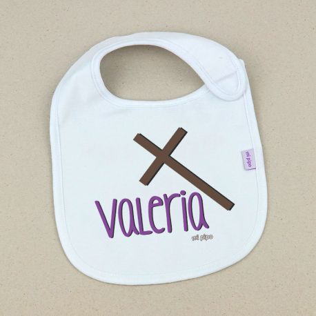 Bib Personalized Name + Hearts  +3M
