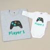 Pack 2 Prendas Camiseta o Sudadera Player 1 / Player 2