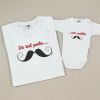 Pack 2 Prendas Camiseta o Sudadera Papá De tal palo tal astilla bigote