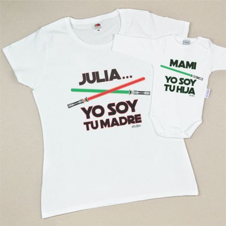 Babidu Body Basic Funny I Love Mommy with Pink Star