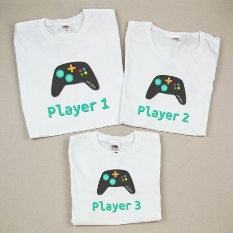 Pack 3 Prendas Player 1 / Player 2 / Player 3