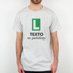 Camiseta o Sudadera Personalizada Hombre (texto libre) en prácticas verde