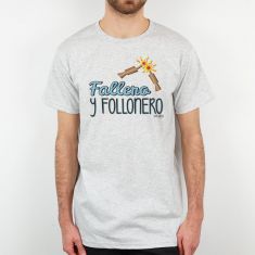 Camiseta Divertida Papá Fallero y Follonero
