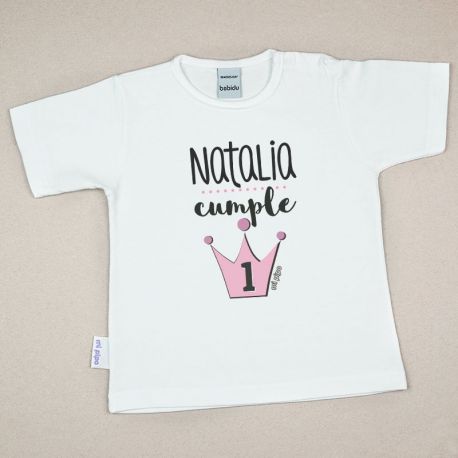 Camiseta Natalia Rosada 