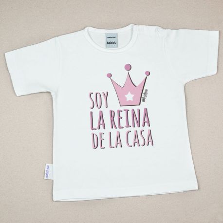 Camiseta o Sudadera Bebé y Niño/a Soy la Reina de la Casa