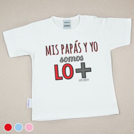 Babidu Body Basic Funny I Love Mommy with Pink Star