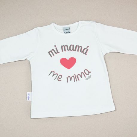 Camiseta o Sudadera Bebé y Niño/a Mi Mamá me mima