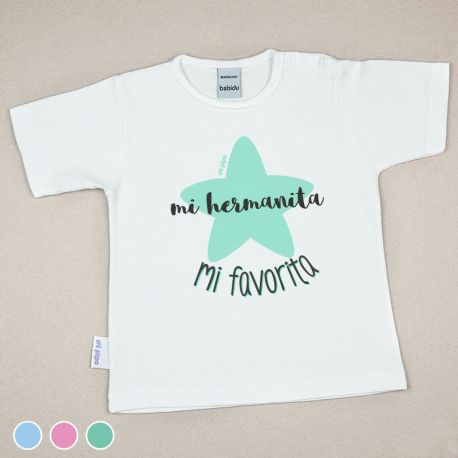 Babidu Body Basic Funny I Love Mommy with Pink Star