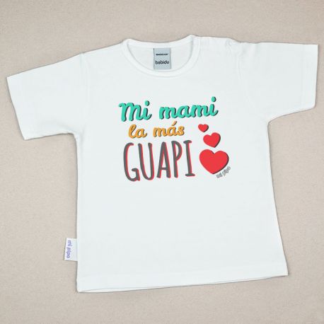 Babidu Body Basic Funny I Love Mommy with Pink Star