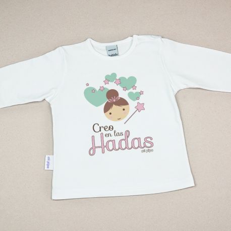 Camiseta o Sudadera Bebé y Niño/a Creo en las Hadas