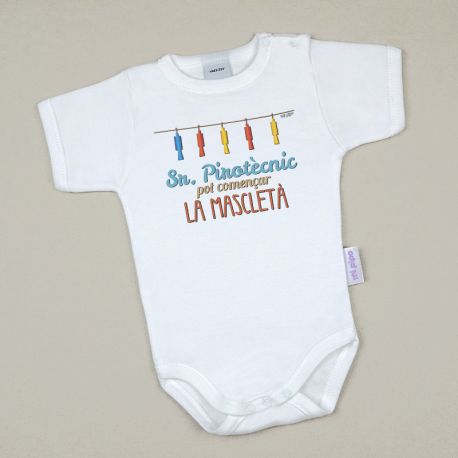 Babidu Body Basic Funny I Love Mommy with Pink Star